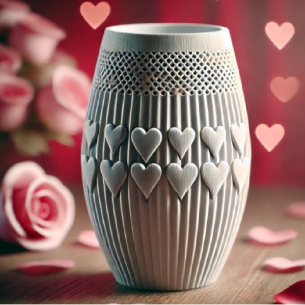 Elegant Valentine’s Vase you pick you color!
